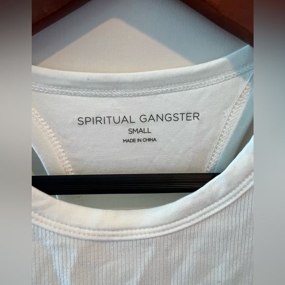 Spiritual Gangster White Tank Top - Picture 3 of 13